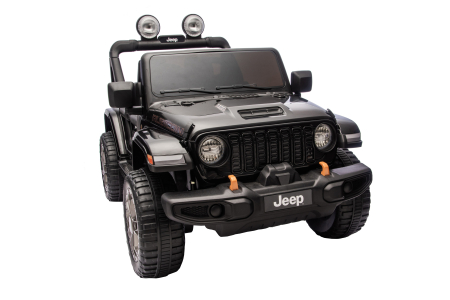 Masinuta electrica 4x4 Premier Jeep Wrangler Rubicon, 24V, 4x200W, roti cauciuc EVA, scaun piele ecologica, negru [12]