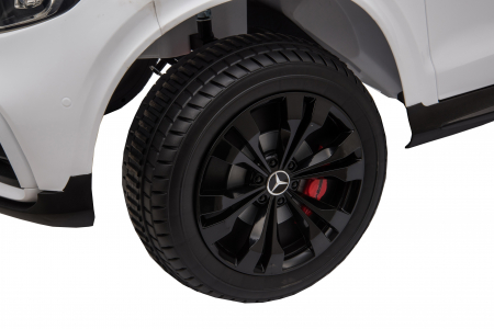 Masinuta electrica 4x4 Premier Mercedes GLC 63S Maxi, 12V, roti cauciuc EVA, scaun piele ecologica, alb [11]
