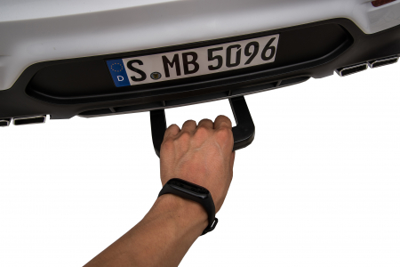 Masinuta electrica 4x4 Premier Mercedes GLC 63S Maxi, 12V, roti cauciuc EVA, scaun piele ecologica, alb [21]