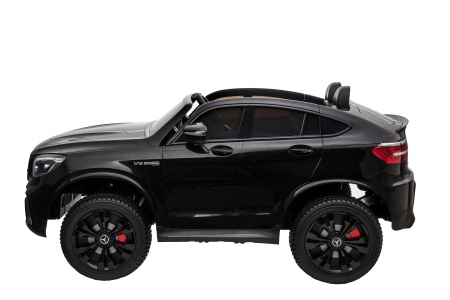 Masinuta electrica 4x4 Premier Mercedes GLC 63S Maxi, 12V, roti cauciuc EVA, scaun piele ecologica, negru [2]