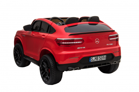 Masinuta electrica 4x4 Premier Mercedes GLC 63S Maxi, 12V, roti cauciuc EVA, scaun piele ecologica, rosu [4]