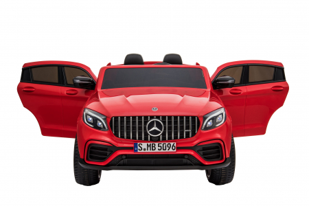 Masinuta electrica 4x4 Premier Mercedes GLC 63S Maxi, 12V, roti cauciuc EVA, scaun piele ecologica, rosu [8]