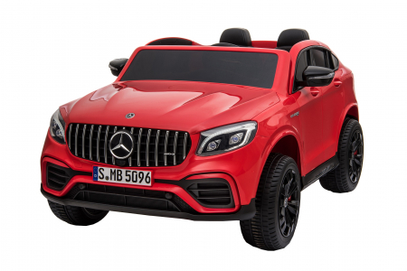 Masinuta electrica 4x4 Premier Mercedes GLC 63S Maxi, 12V, roti cauciuc EVA, scaun piele ecologica, rosu [1]