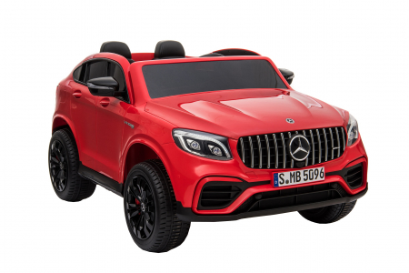 Masinuta electrica 4x4 Premier Mercedes GLC 63S Maxi, 12V, roti cauciuc EVA, scaun piele ecologica, rosu [7]