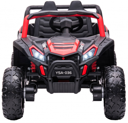 Buggy electric Premier 4x4 Mini Superstar, roti cauciuc EVA, scaun piele ecologica, rosu [1]