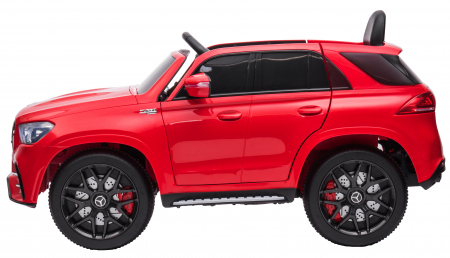Masinuta electrica 4x4 Premier Mercedes M-Class, 12V, roti cauciuc EVA, scaun piele ecologica, rosu [3]