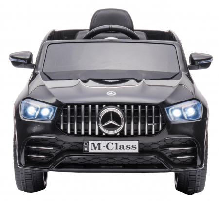 Masinuta electrica 4x4 Premier Mercedes M-Class, 12V, roti cauciuc EVA, scaun piele ecologica, negru [1]