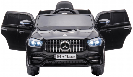 Masinuta electrica 4x4 Premier Mercedes M-Class, 12V, roti cauciuc EVA, scaun piele ecologica, negru [8]