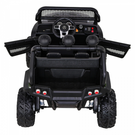 Masinuta electrica 4x4 Premier Mini Mercedes Unimog, 12V, roti cauciuc EVA, scaun piele ecologica, camuflaj [5]