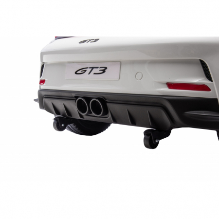 Masinuta electrica 4x4 Premier Porsche 911 GT3, 12V, 2 copii, roti cauciuc EVA, scaun piele ecologica, alb [14]