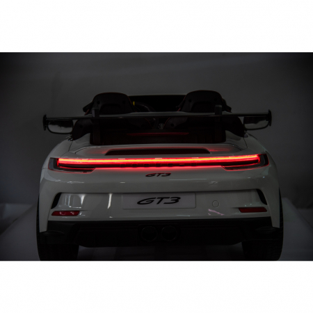 Masinuta electrica 4x4 Premier Porsche 911 GT3, 12V, 2 copii, roti cauciuc EVA, scaun piele ecologica, alb [10]