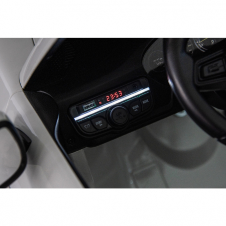 Masinuta electrica 4x4 Premier Porsche 911 GT3, 12V, 2 copii, roti cauciuc EVA, scaun piele ecologica, alb [12]