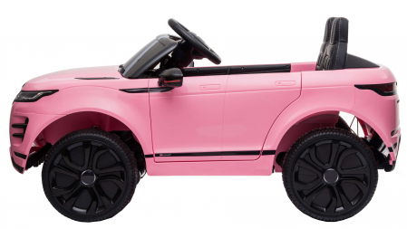 Masinuta electrica 4x4 Premier Range Rover Evoque, 12V, roti cauciuc EVA, scaun piele ecologica, roz [9]
