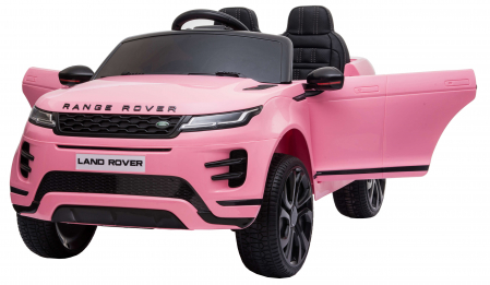 Masinuta electrica 4x4 Premier Range Rover Evoque, 12V, roti cauciuc EVA, scaun piele ecologica, roz [2]