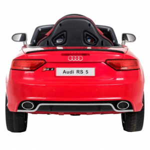 Masinuta electrica Premier Audi RS5, 12V, roti cauciuc EVA, scaun piele ecologica, rosie [3]