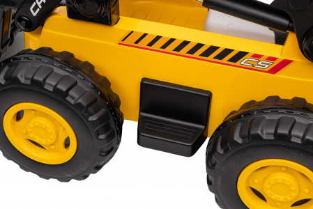 Masinuta electrica buldozer Premier New Holland, 4x4, 12V, galben [33]