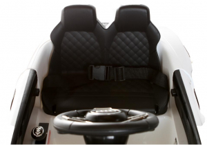 Masinuta electrica Premier Audi R8 Spyder, 12V, roti cauciuc EVA, scaun piele ecologica, alba [3]