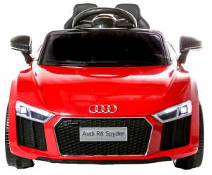 Masinuta electrica Premier Audi R8 Spyder, 12V, roti cauciuc EVA, scaun piele ecologica, rosie [1]