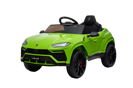 Masinute electrice - Masinuta electrica Lamborghini Urus, 12V, roti cauciuc EVA, scaun piele ecologica, verde
