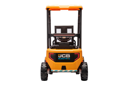 Stivuitor electric copii Premier JCB, 12V, scaun piele ecologica, galben [6]