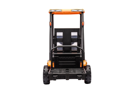 Stivuitor electric copii Premier JCB, 12V, scaun piele ecologica, galben [1]