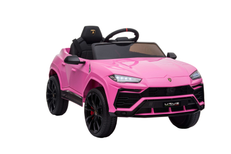 Masinuta electrica Lamborghini Urus, 12V, roti cauciuc EVA, scaun piele ecologica, roz [6]