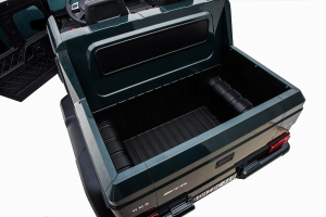 Masinuta electrica Mercedes G63 Solo, 2 baterii 12V, 6 roti cauciuc EVA, 4x4, 1 loc, 4 motoare, negru [28]