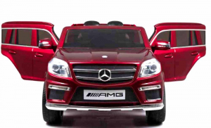 Masinuta electrica Premier Mercedes GL63, 12V, roti cauciuc EVA, scaun piele ecologica, rosu [3]