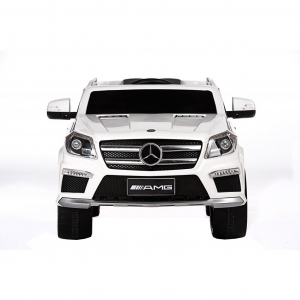 Masinuta electrica Premier Mercedes GL63, 12V, roti cauciuc EVA, scaun piele ecologica, alb [1]