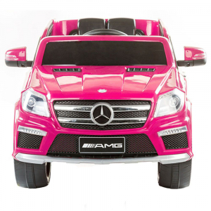 Masinuta electrica Premier Mercedes GL63, 12V, roti cauciuc EVA, scaun piele ecologica, roz [3]