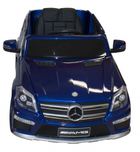 Masinuta electrica Premier Mercedes GL63, 12V, roti cauciuc EVA, scaun piele ecologica, albastra [2]