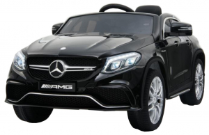 Masinute electrice - Masinuta electrica Premier Mercedes GLE 63 Coupe, 12V, roti cauciuc EVA, scaun piele ecologica, neagra