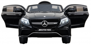 Masinuta electrica Premier Mercedes GLE 63 Coupe, 12V, roti cauciuc EVA, scaun piele ecologica, neagra [4]