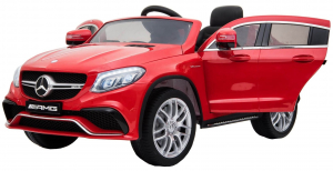 Masinuta electrica Premier Mercedes GLE 63 Coupe, 12V, roti cauciuc EVA, scaun piele ecologica, rosie [4]