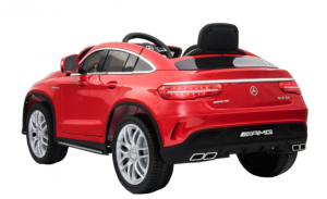 Masinuta electrica Premier Mercedes GLE 63 Coupe, 12V, roti cauciuc EVA, scaun piele ecologica, rosie [1]