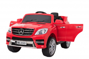 Masinute electrice - Masinuta electrica Premier Mercedes ML-350 4MATIC, 12V, roti cauciuc EVA, Bluetooth, rosu