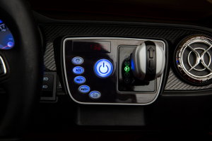 Masinuta electrica 4 x 4 Premier Mercedes X-Class, 12V, roti cauciuc EVA, scaun piele ecologica, negru [6]