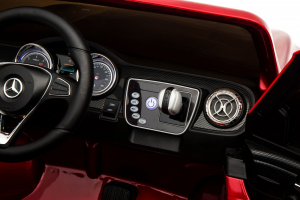 Masinuta electrica 4 x 4 Premier Mercedes X-Class, 12V, roti cauciuc EVA, scaun piele ecologica, rosu [13]