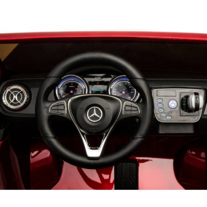Masinuta electrica 4 x 4 Premier Mercedes X-Class, 12V, ecran LCD, MP4, roti cauciuc EVA, scaun piele ecologica, rosu [5]