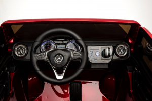 Masinuta electrica 4 x 4 Premier Mercedes X-Class, 12V, roti cauciuc EVA, scaun piele ecologica, rosu [11]