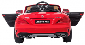 Masinuta electrica Premier Mercedes SL65 AMG, 12V, roti cauciuc EVA, scaun piele ecologica, rosu [3]