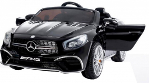 Masinute electrice - Masinuta electrica Premier Mercedes SL65 AMG, 12V, roti cauciuc EVA, scaun piele ecologica