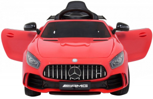 Masinuta electrica Premier Mercedes GT-R, 12V, roti cauciuc EVA, scaun piele ecologica, rosu [1]