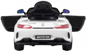 Masinuta electrica Premier Mercedes GT-R, 12V, roti cauciuc EVA, scaun piele ecologica, alb [2]