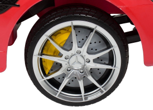 Masinuta electrica Premier Mercedes GT-R, 12V, roti cauciuc EVA, scaun piele ecologica, rosu [6]