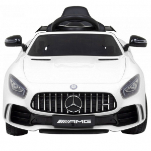Masinuta electrica Premier Mercedes GT-R, 12V, roti cauciuc EVA, scaun piele ecologica, alb [10]