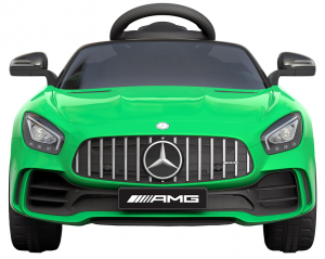 Masinuta electrica Premier Mercedes GT-R, 12V, roti cauciuc EVA, scaun piele ecologica, verde [2]