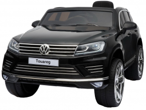 Masinuta electrica Premier Volkswagen Touareg, 12V, roti cauciuc EVA, scaun piele ecologica, negru [6]