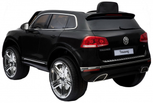 Masinuta electrica Premier Volkswagen Touareg, 12V, roti cauciuc EVA, scaun piele ecologica, negru [7]