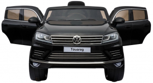 Masinuta electrica Premier Volkswagen Touareg, 12V, roti cauciuc EVA, scaun piele ecologica, negru [2]